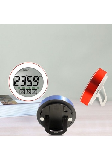 Sones 3'ü 1 Arada Oda Sıcaklığı Ölçümü + Prob Gıda Ölçümü + Geri Sayım Fonksiyonu Çok İşlevli Termometre Siyah