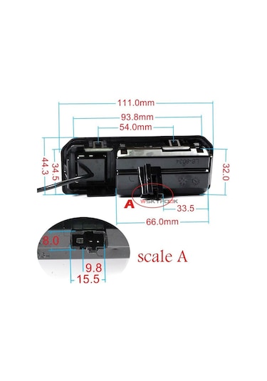Skoda Kodiaq Kamerası Geri Görüş Bagaj Açmalı Kolu Plakalık Oem