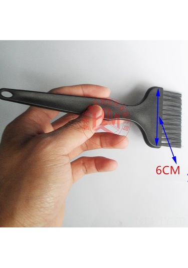 Teltree 8'li Set Antistatik Fırça - Siyah Sert Malzeme İle Cep Telefonu Ve Bilgisayar Tamiri İçin Ana Kart Slotları Temizliği