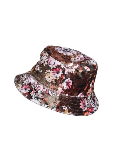 Fonem Unisex Safari Şapka Desenli Fo 7065 Kahverengi