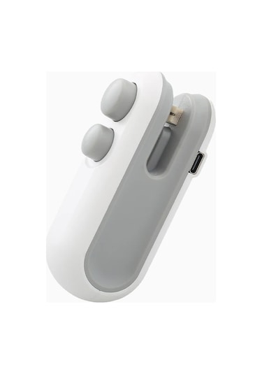 Raugee 2'li Mini Kapama Makinesi - Usb Şarjlı Gıda Saklama Çantası Ve Isı Yalıtımlı Paket Mühürleyici 100 Karakter 100 Kg