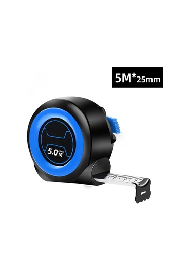5 M 25 Mm-çelik Mezura 3 5 7.5 10 Metre Kalınlaşmış Kendinden Kilitlemeli Kauçuk Aracı Cetvel Yapı Araçları Ölçme Önlemleri