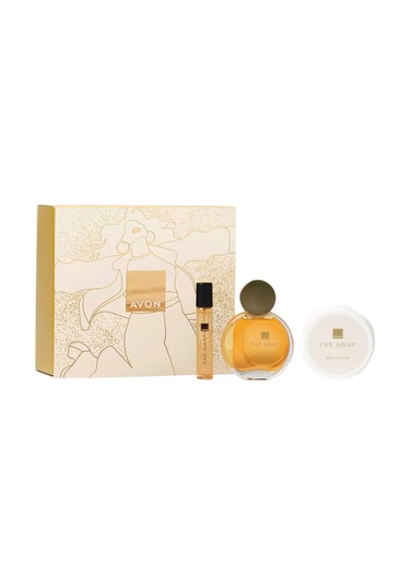 Avon Far Away Kadın Parfüm EDP 50 ML + 10 ML + Vücut Kremi 75 ML