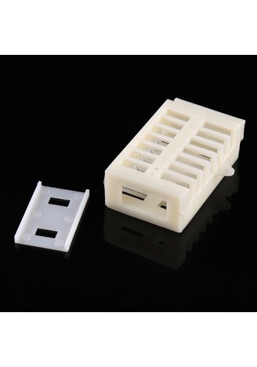 Springsun 10 Adet Plastik Arı Kraliçe Kafesi - Ayarlanabilir, Hafif Ve Dayanıklı - Arıcılık Ekipmanı