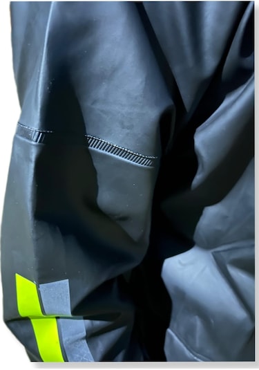 Geborgenheit Reflektörlü Cepli Motorcu Kalın Motosiklet Yağmurluk