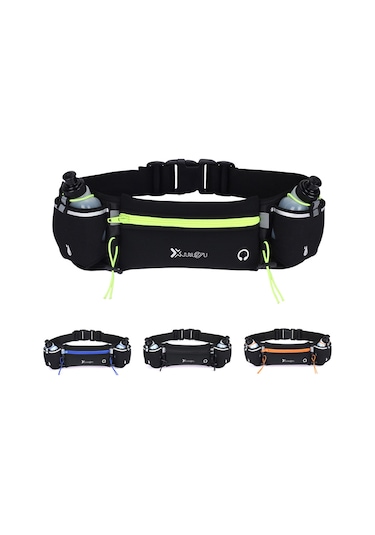 Geeksen Unisex Spor Bel Çantası, Su Flaslı, Su Geçirmez, Çok Fonksiyonlu, Koşu Ve Outdoor Aktivitelere İdeal, Mavi 1053 Mavi