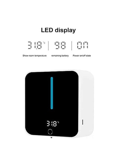 Ulzyvf Otomatik Köpüklü Sabun Dispanseri - 400ml Led Ekranlı, Dokunmatiksiz Şarjlı Banyo Aparatı Diğer