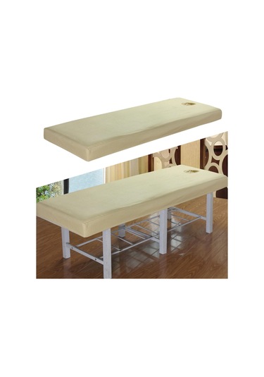 Suntek Masaj Masa Örtüsü Çarşafları Salon İçin Rahat Masası Bej