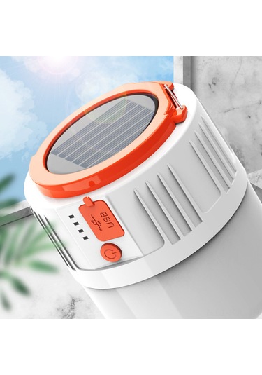 Gajeena Güneş Enerjili 80w Led Feneri, 42 Led Işık, 5 Mod, Usb Çıkışlı, Ev Acil Ve Bahçe Kullanıma Uygun, 3 Li-poly Batarya İle 5-8 Saat Süre