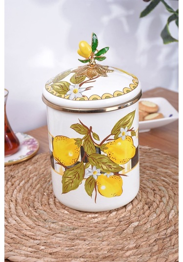 Lndset-9663-25 Miss Betty 2'li Emaye Kavanoz Seti 001