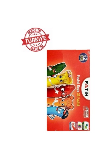Fatıh Pastel Boya 12 Renk 34012 Çok Renkli