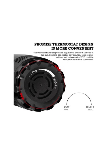 Sones Hilda Yüksek Sıcaklık Sıcak Hava Endüstriyel Sıcak Hava Filmi Aracı, Stil: 2000w