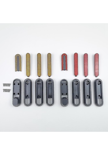 Konesam M365/1s/pro/pro2 Elektrikli Scooter İçin Abs 4'lü Reflektif Tekerlek Kapakları - Dekoratif Ve Koruyucu Fonksiyonlu, Kolay Kurulum