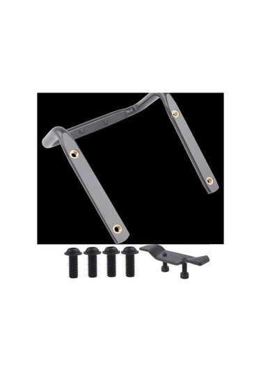 Pazly Alüminyum Çift Şişe Adaptörü Kafesi, Korozyon Önleyici Bisiklet Aksesuarı Gümüş Gümüş