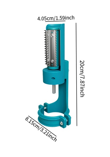 Suntek Elektrikli Balık Pullarını Ayıklama Aleti Aksesuarı Mavi