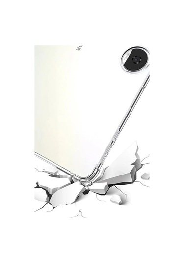Huawei Honor Pad 9 Kılıf Anti Shock Tablet Silikon - Şeffaf Arka Kapak