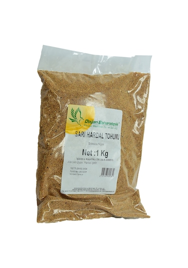 Doğan Sarı Hardal Tohumu 1 KG