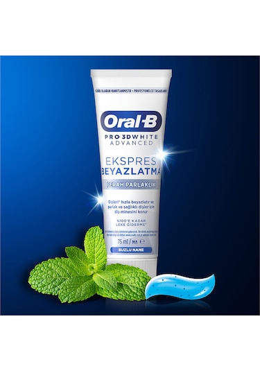 Pro 3d White Advanced Ekspres Beyazlatma Ferah Parlaklık Diş Macunu 75 Ml