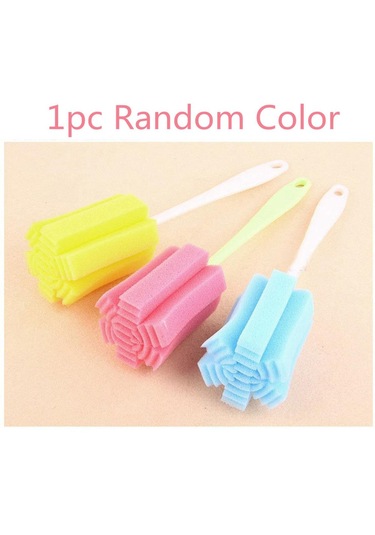 1/2 Adet Temiz Sünger Süt Şişeleri Şişe Fırçası Saplı Temizlik Eşyaları Fırça Şişe Temizleyicileri Ev Mutfak Aracı