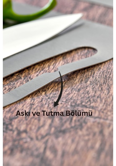 Paslanmaz Çelik Kesme Tahtası 3'lü Set Metal