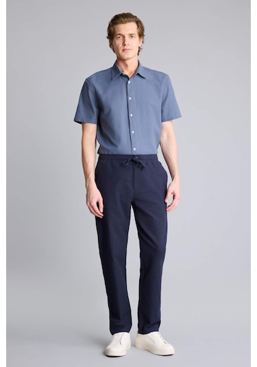 Defacto %100 Pamuk Slim Fit Pantolon D2671ax26smnv64 Lacivert-nv64