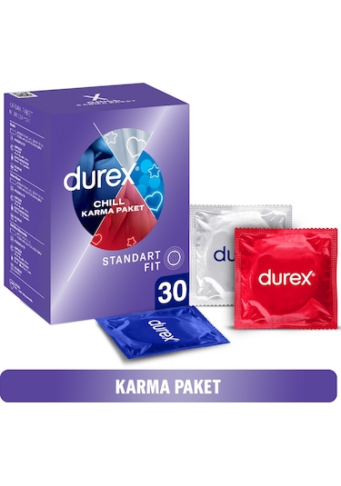 Durex Chill Prezervatif 30'lu