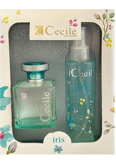 Cecile İris Kadın Parfüm 100 ML + Body Mist 150 ML