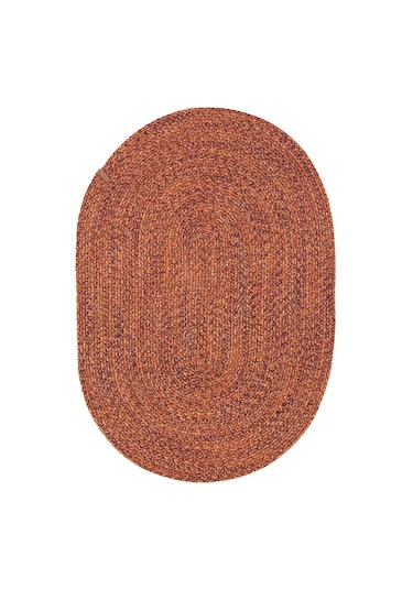 Cesta El Yapımı Örgü Kiremit Kilim 50x80 4034 Kiremit