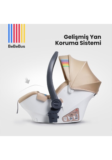 Bebebus Cocoon+ Pro Bebek Oto Koltuğu Kızaklı Gold Türkiye Garantili