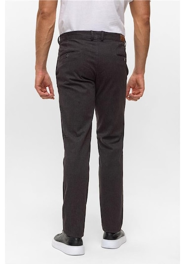 Antrasit Regular Armürlü Pantolon Antrasit