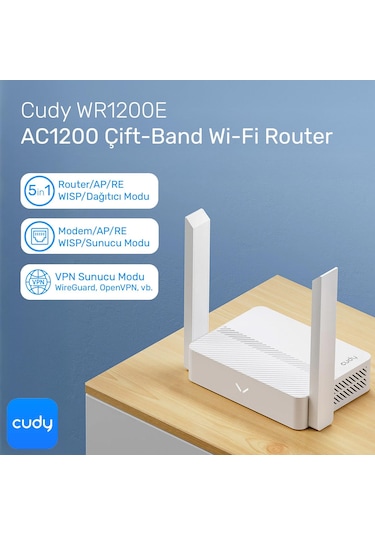 Cudy WR1200E 5 GHz 867 Mbps Wi-Fi Router