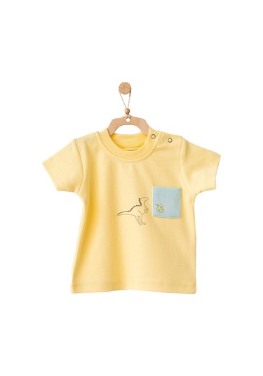 Andywawa Erkek Bebek Dinazor Desenli 2li Tişört Takımı Ac21507r 001