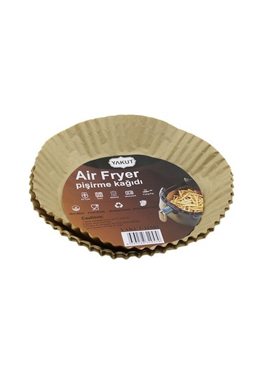 25pcs Küçük Taban 16cm-ağız:22cm Tabak Model Yuvarlak Air Fryer P