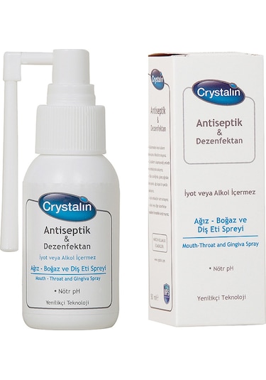 Crystalin Animal Health 50 ML Göz,Kulak,Ağız Bakım Solüsyonu