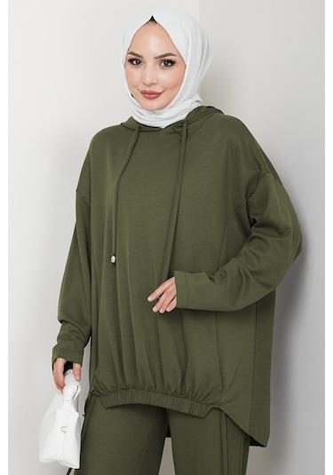 Aris Oysho Tunik Pantolon İkili Takım 1611 - Haki Haki