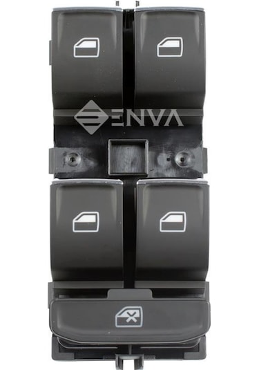 Skoda Octavia Sol Dörtlü Cam Açma Düğmesi Anahtarı 2014-2017 bey