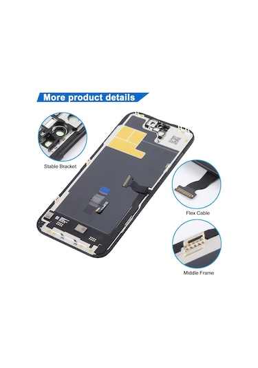 Apple Uyumlu iPhone 14 Pro İçin Jk Hücre İçi Lcd Ekran