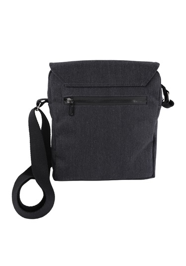 Postacı Çanta - Siyah - Zeybe Mor