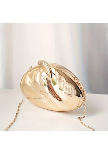 Willowhaven Pembe Kadın Zarif Gece Çantası Manyetik Kapak Çıkarılabilir Zincir Askı Pvc Abiye Pembe