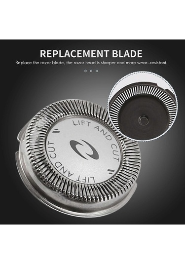 Philips Pt726 Pt725 Pt720 Pt710 Pt715 Pt725 İçin 3 Adet Yedek Tıraş Başlığı Hq64