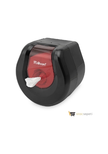 Flosoft Cimri Siyah Wc Kağıt Verici Siyah