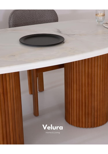 Artem Yemek Odası Takımı Yemek Masası + 4 Adet Sandalye Beyaz