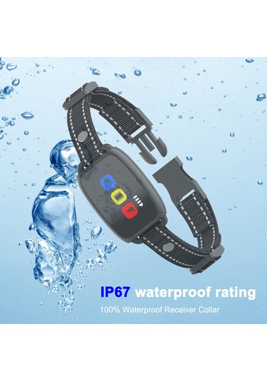 Lemestar Köpek Eğitim Tasması - 3 Modlu Ses, Titreşim 800m Menzil, Ip67 Su Geçirmez, 30 Gün Pil Ömrü