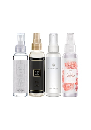 Perceive Little Black Dress Pur Blanca Ve Celebre Vücut Spreyi Paketi