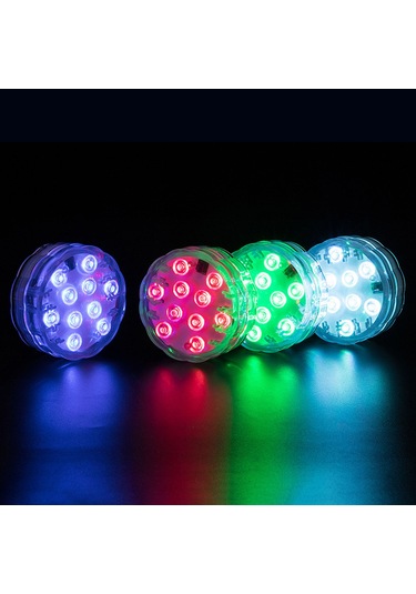 Qingmipy Su Dalış Işığı - 16 Renk Değiştiren, Uzaktan Kumandalı, Su Geçirmez Havuz Ve Akvaryum Aydınlatma Beyaz