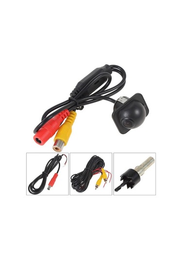 Sones Araba Hasır Şapka Şekli Arka Görüş Kamerası Araba Hd Gece Görüş Geri Kamera