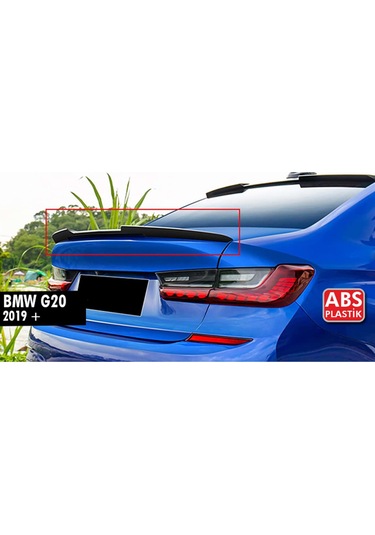 Bmw G20 M4 Bagaj Üstü Spoiler Parlak Siyah Spoyler Plastik İthal 2019-2022