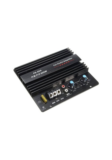 Symbee 12v 600w Siyah Araç Güçlendirici Kartı - 4ω 75-90db Duyarlılıklı Oto Ses Sistemi Pa-60a