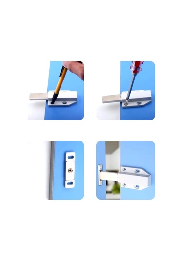 Expertland Manyetik Mobilya Kapanıcı Push-to-open, 2 Adet. 282307391 Beyaz