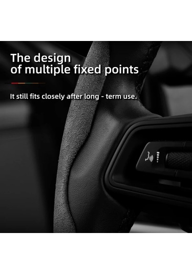 Chuangyinshop Kışlık Polar Direksiyon Kılıfı Yeşil Kaymaz İnce 2 Parça Rav4 Camry Corolla Yeşil